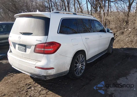 2017 Mercedes-Benz Gls 450 4Matic z USA, uszkodzony, nr VIN 4JGDF6EE4HA848553